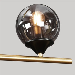 Modern LED Ceiling Light – Glass Metal Fixture With Soft Light Diffusion