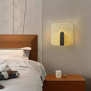 Black Wall Lamp – Contemporary LED Wall Sconce with Acrylic Lampshade Light