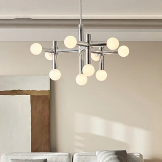 Nordic Glass Chandelier – Modern Ceiling Light | Scandinavian Lighting Fixture
