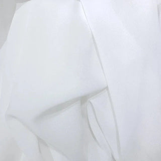 light white sheer curtain tulle panels voile fabric drapes set view