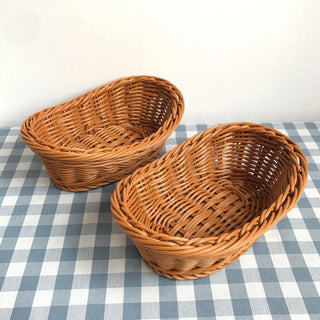 Wicker bread basket