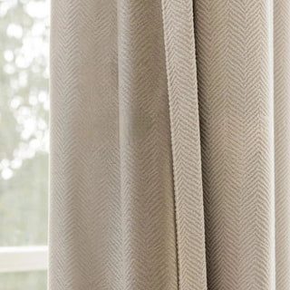 blackout curtain london luxury cream beige thermal insulated drapes alternate view