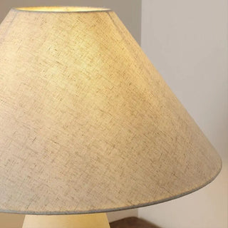 Ceramic Table Lamp – Japanese Style Lamp with Adjustable LED & Remote Control