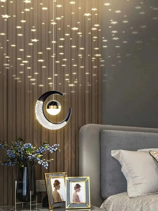 Moon Star Lamp – Hanging Pendant Light for Magical Home Decor & Soft Ambient Lighting