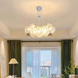 Modern Glass Pendant Light – Elegant Dining Room Lighting with Remote Control