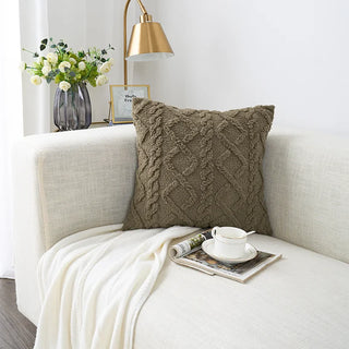 throw cushion covers tela nativa woven plush polyester decorative pillow cases detail