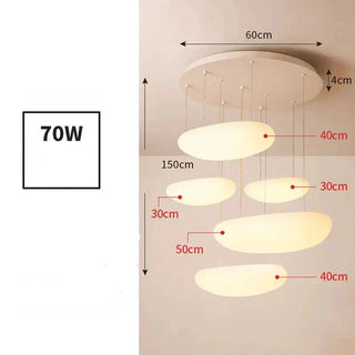 Modern Pendant Light – Adjustable Soft Shaped Pendant with Warm Ambient Light