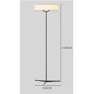 Nordic Fabric Floor Lamp – Modern LED Living Room Lamp with Soft Light Diffuser