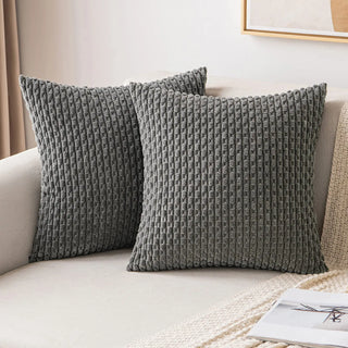 oslo cushion covers woven polyester cotton modern minimalist 40x40 to 50x50 cm lifestyle view