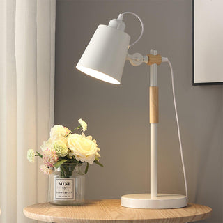 Modern Nordic table lamp — simple LED touch switch bedroom