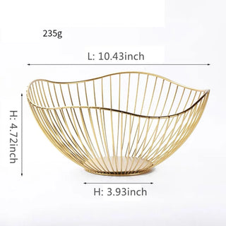 Metal bread basket