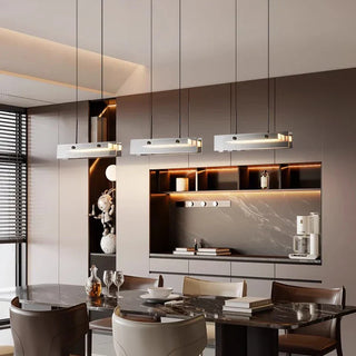 Modern LED Pendant Light – Alloy Adjustable Dimmable Suspension Lighting Fixture
