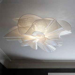 Black Ceiling Light – Modern LED PVC Surface Mount Bedroom Lamp