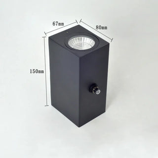 Outdoor Wall Light - Aluminum Exterior Wall Lamp With Energy Efficient LED Lighting
