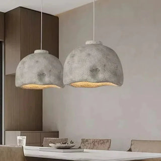 LED Polymer Chandelier – Modern Pendant Light with Natural Polymer Shade