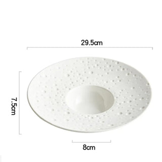 ceramic dining plate earthworks handcrafted porcelain dinnerware elegant tableware set overview