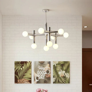 Nordic Glass Chandelier – Modern Ceiling Light | Scandinavian Lighting Fixture