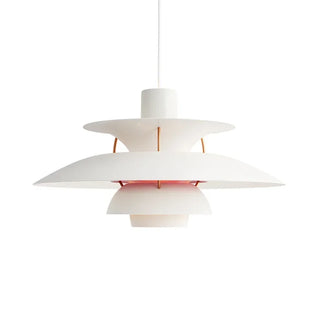 Modern metal pendant light with dimmable LED and glare-free design