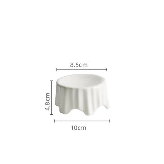 ceramic dinner plate earthworks handcrafted porcelain dishware luxury dining tableware angle view