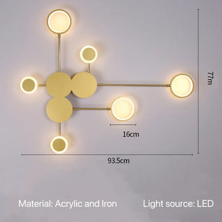 Black Iron Wall Light – Modern LED Wall Lamp With Sleek Black Metal Sconce