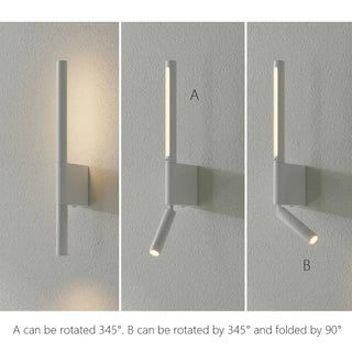 Minimalist LED Wall Light – Scandinavian Reading Lamp | Energy Efficient Lighting
