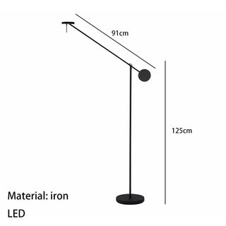Black Metal Wall Light – Modern Wall Sconce with LED for Bedroom & Office