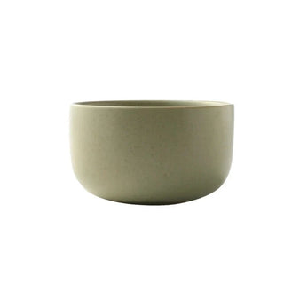 japanese ceramic dinnerware earthworks minimalist green porcelain plates bowls set front view