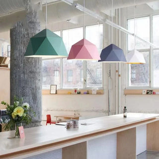Loft Hanging Lamp - Industrial Pendant Light with Multicolor Shades | E27 Compatible