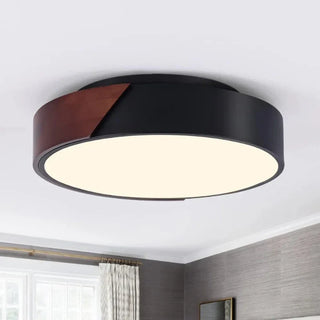 Minimalist Black Ceiling Light – Modern Surface Mount Fixture for Living Room & Bedroom