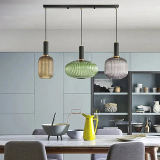 Smoked Glass Pendant Light – Nordic Pendant Light for Dining Room Lighting