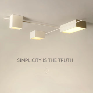 Modern LED Ceiling Light – Acrylic Surface Mount Light With Stainless Steel Finish