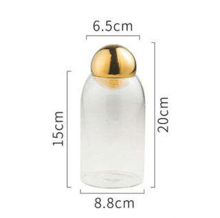 glass sealed jar airtight cork stopper kitchen storage container detail