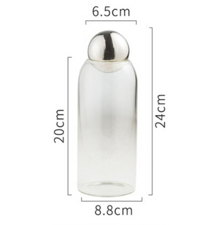 glass sealed jar airtight cork stopper kitchen storage container top view