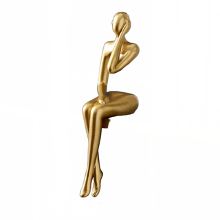malmo gold sculptures handcrafted resin art elegant modern home decor accent detail