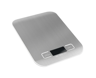 digital kitchen scale accurate stainless steel food scale lcd display close-up