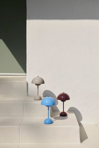 USB flowerpot lamp — cordless touch dimmer warm