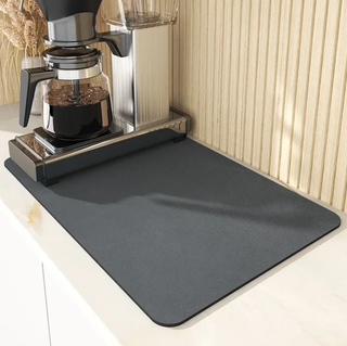 rubber drain pad kitchen drying mat anti slip water absorbing close-up