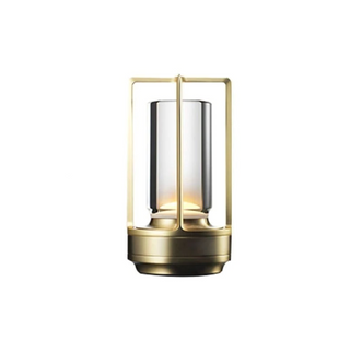 Eva USB rechargeable stainless steel table lamp — dimmable