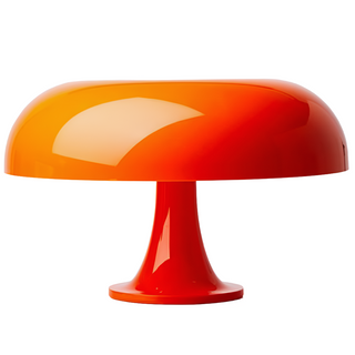 Italian mushroom table lamp — modern warm ambient orange accent
