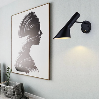 ZITA matte black wall lamp warm glow — Italian LED interior fixture