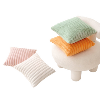 plush cushion covers soft mint polyester woven decorative pillow slipcovers close-up