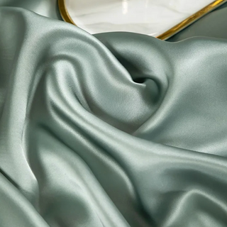 mulberry silk bedding luxury silk bedding set silky pillowcases duvet cover top view