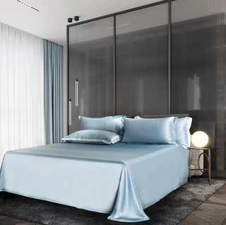 mulberry silk bedding luxury hypoallergenic silk sheets soft breathable set detail