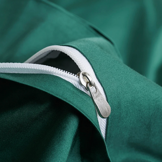 egyptian cotton bedding palma premium green duvet cover set 600 thread count lifestyle view