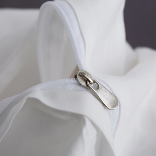 egyptian cotton bedding palma premium 600tc duvet cover set white top view