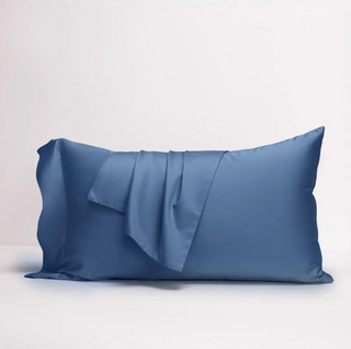 egyptian cotton bedding luxury navy bedding set 800 thread count sheets angle view