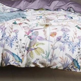 egyptian cotton duvet cover luxury floral bedding set 600 thread count soft sheets detail