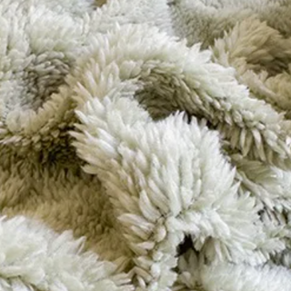 double layer throw blanket soft green hand knitted cozy polyester set view