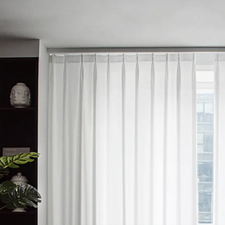 invisible curtain track premium aluminium rail silencing strip modern showcase view