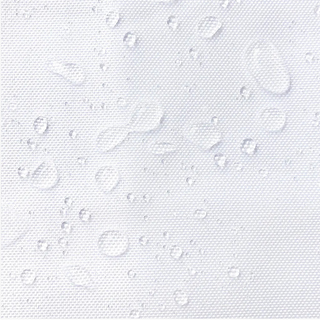 eco-friendly MIMOSA bliss botanical polyester waterproof shower curtain side view